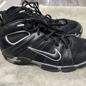 Nike Black and Gray High-Top Sneakers